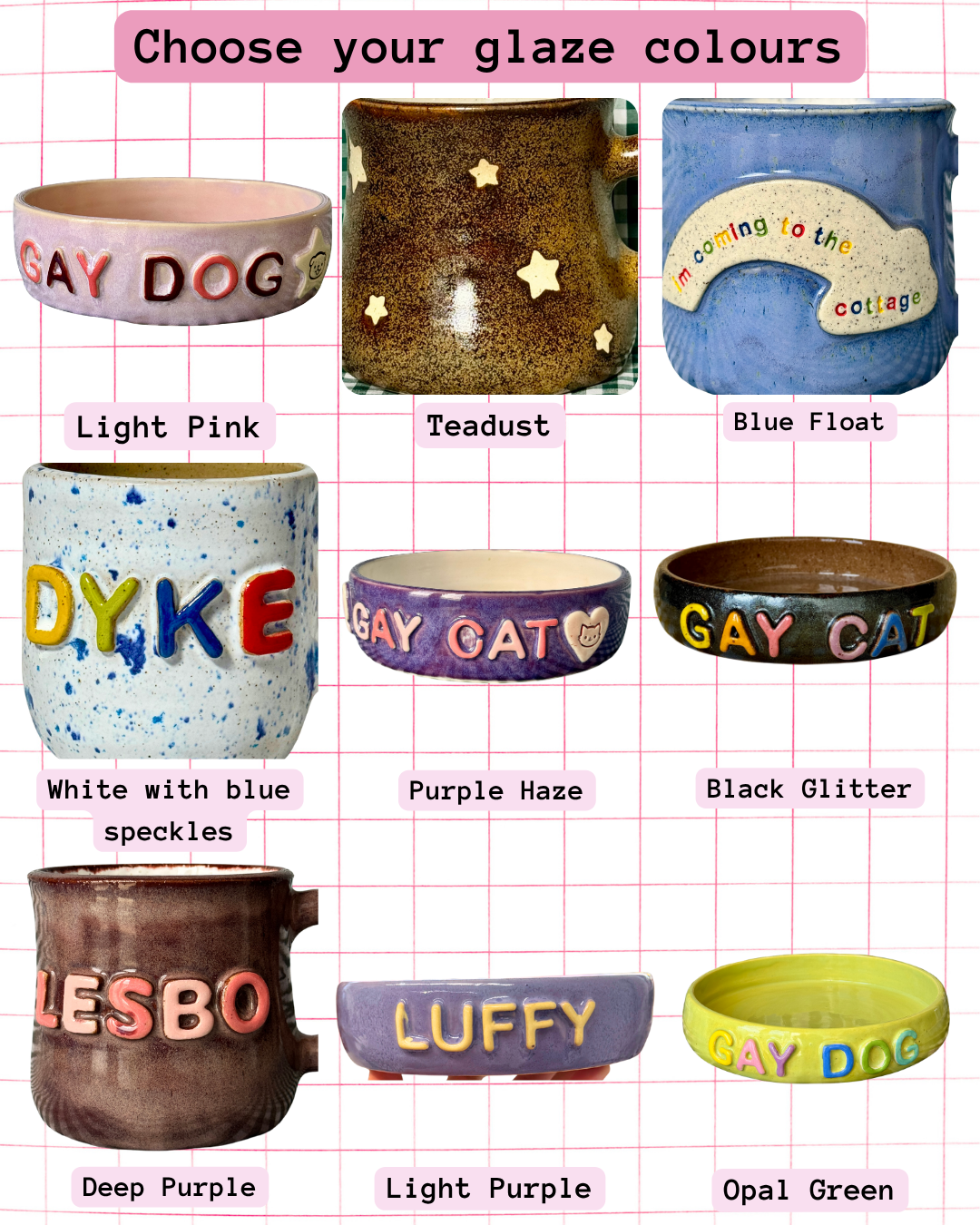 Custom Pet Bowl - PREORDER