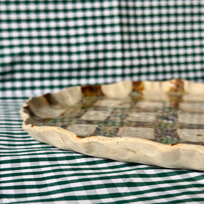 Gingham Dinner Plate/Platter