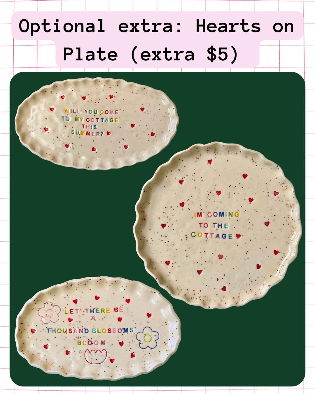 PREORDER - Custom Plate/Trinket Dish