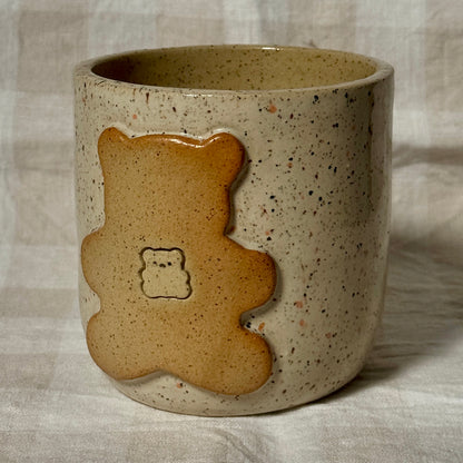 Teddy Bear Cup - Toast Speckle