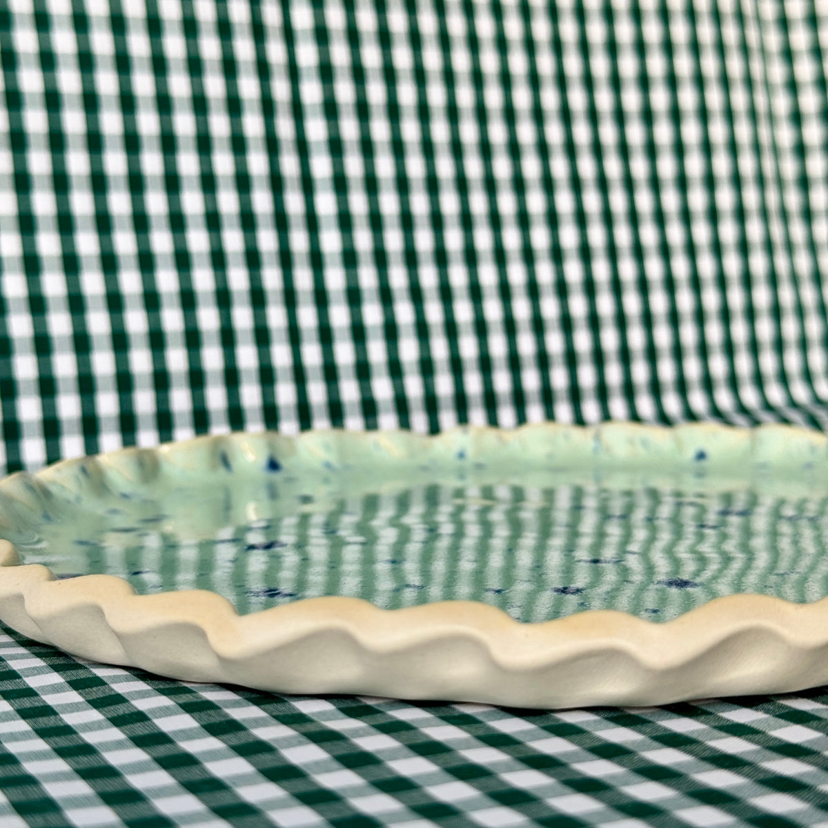 Green Dinner Plate