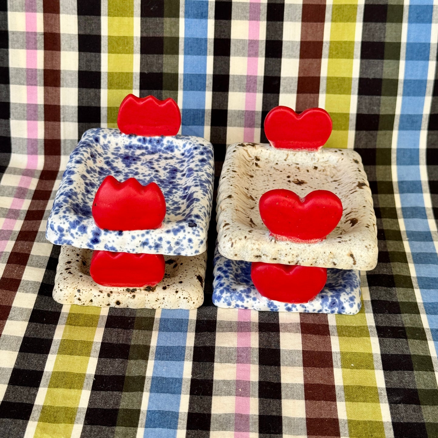 SECONDS - Heart Paintbrush Rest/Trinket Dish