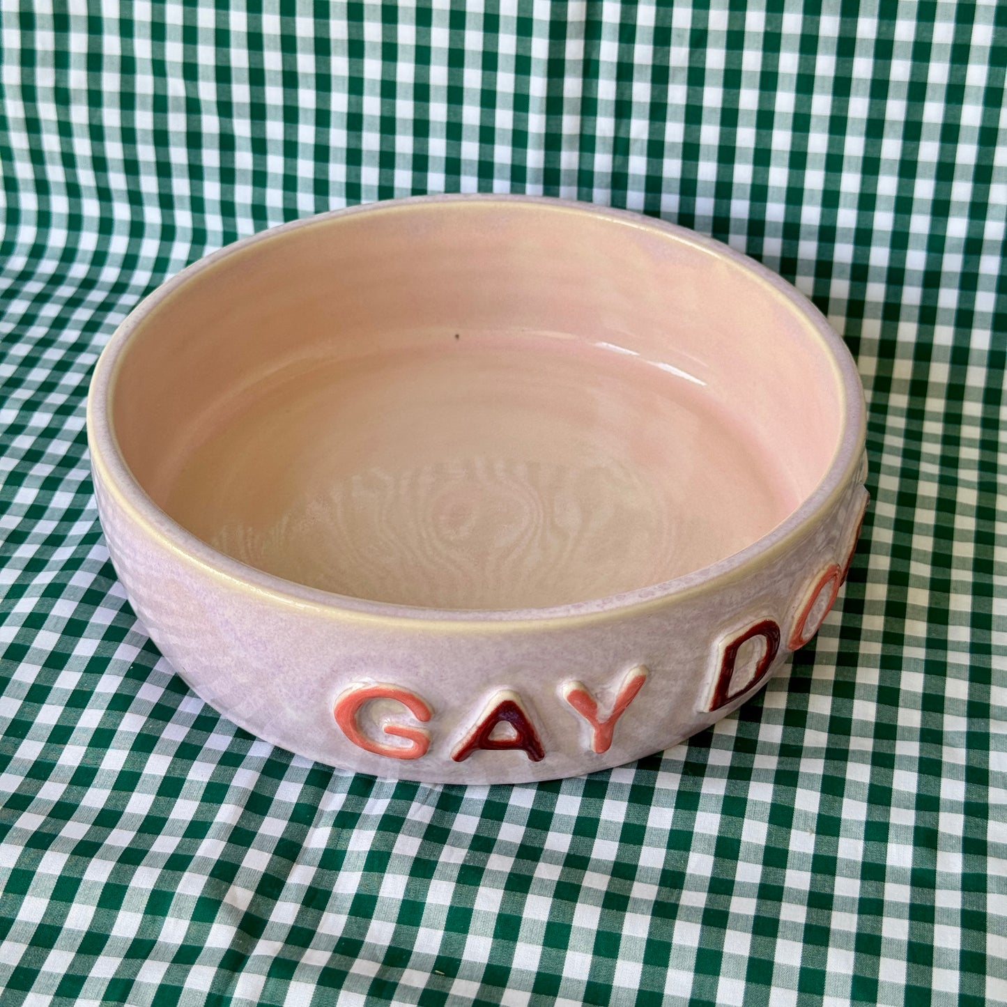 Gay Dog Bowl - Pink