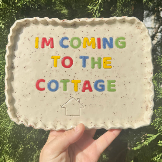 Cottage Tray/Plate