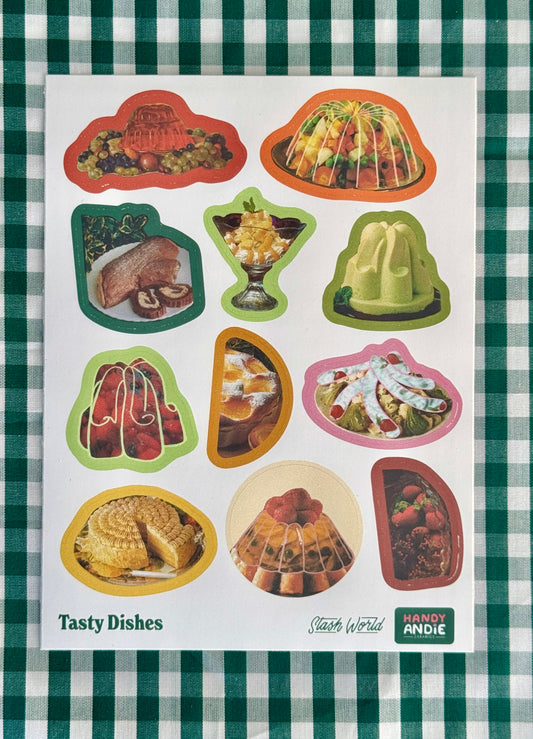 Silly Desserts Sticker Sheet Set