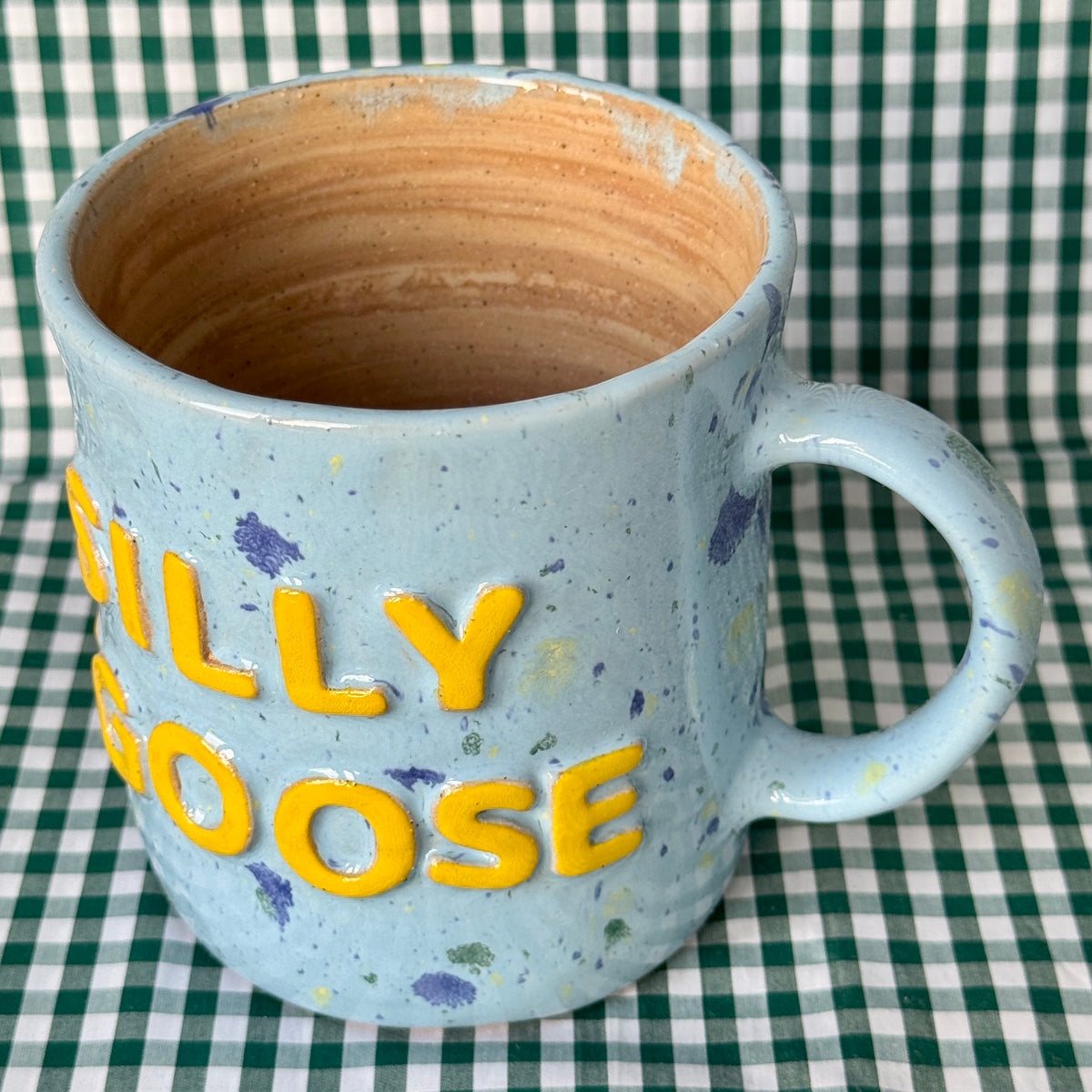 Silly Goose Mug - Yellow & Blue
