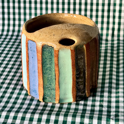 Rainbow Takeaway Coffee Cup - Brown Marble