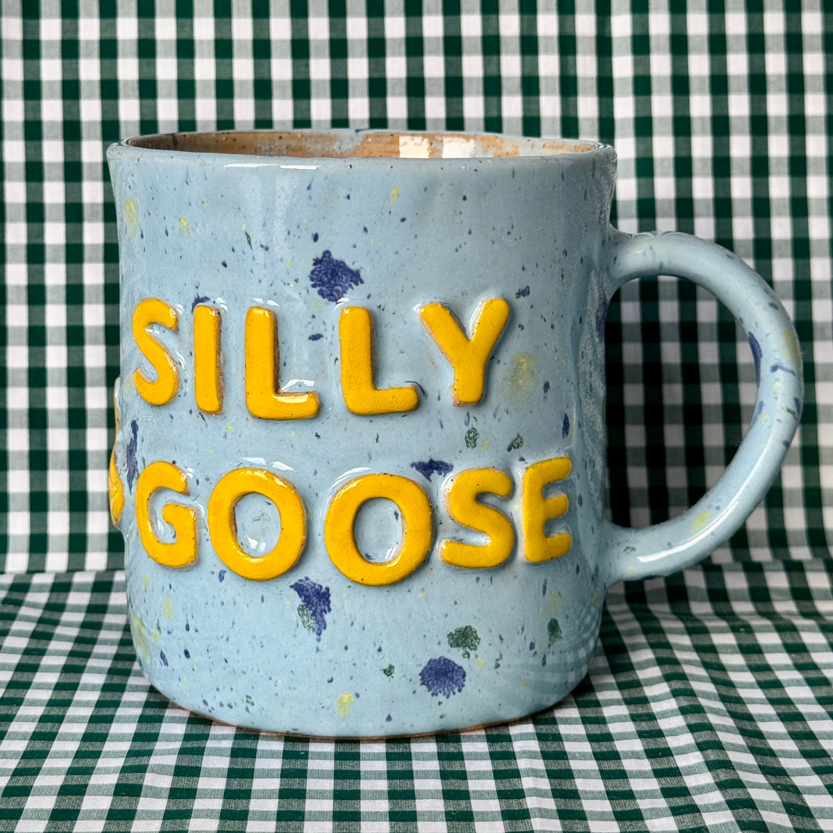 Silly Goose Mug - Yellow & Blue