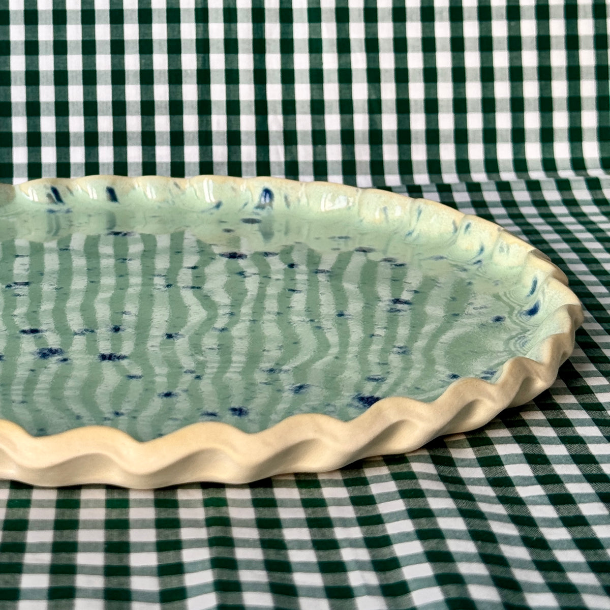 Green Dinner Plate