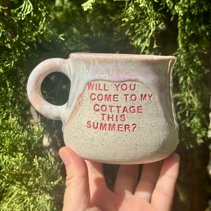 PREORDER - Pink - I'm Coming to the Cottage Mug/Cup