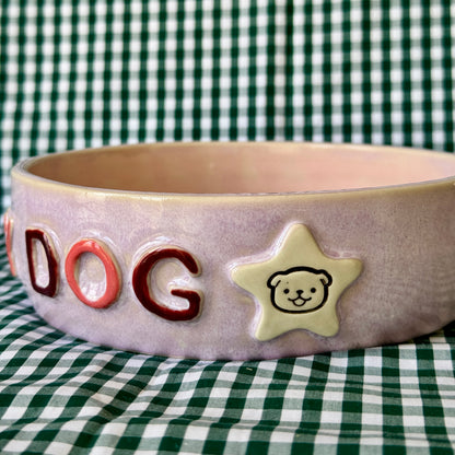 Gay Dog Bowl - Pink