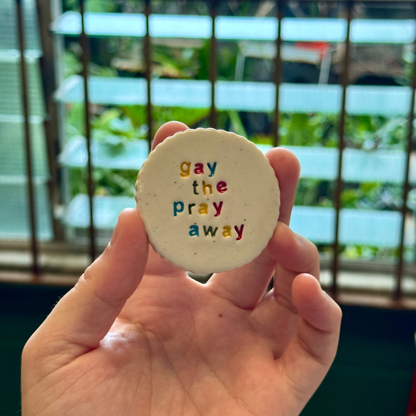 Gay the pray away Magnet