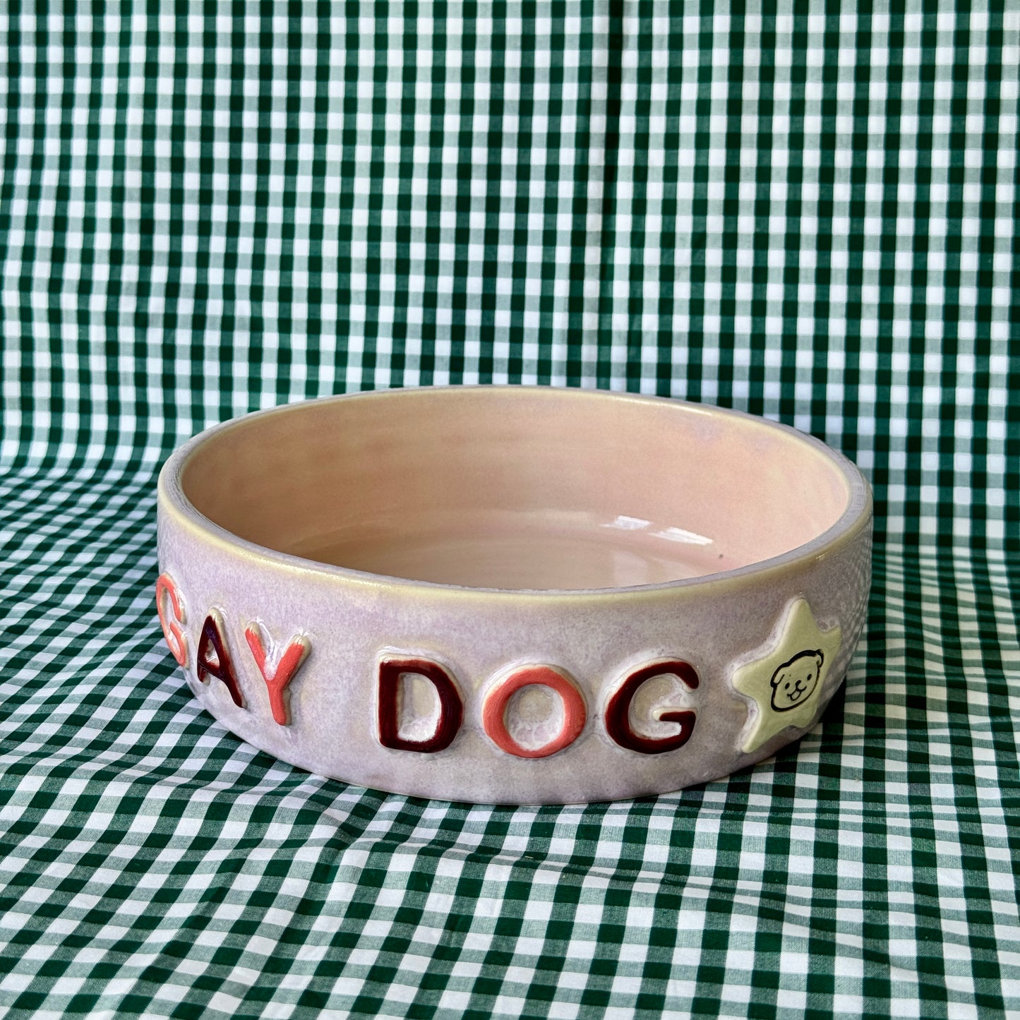 Gay Dog Bowl - Pink