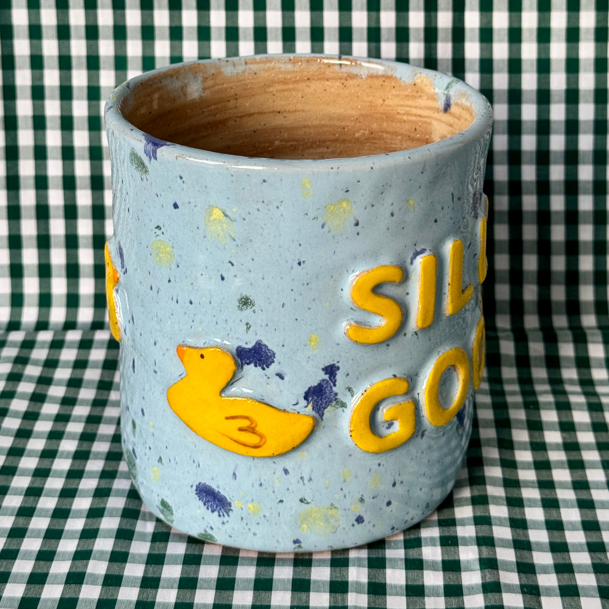 Silly Goose Mug - Yellow & Blue